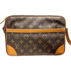 Louis Vuitton Bag Monogram Shoulder Brown Trocadero